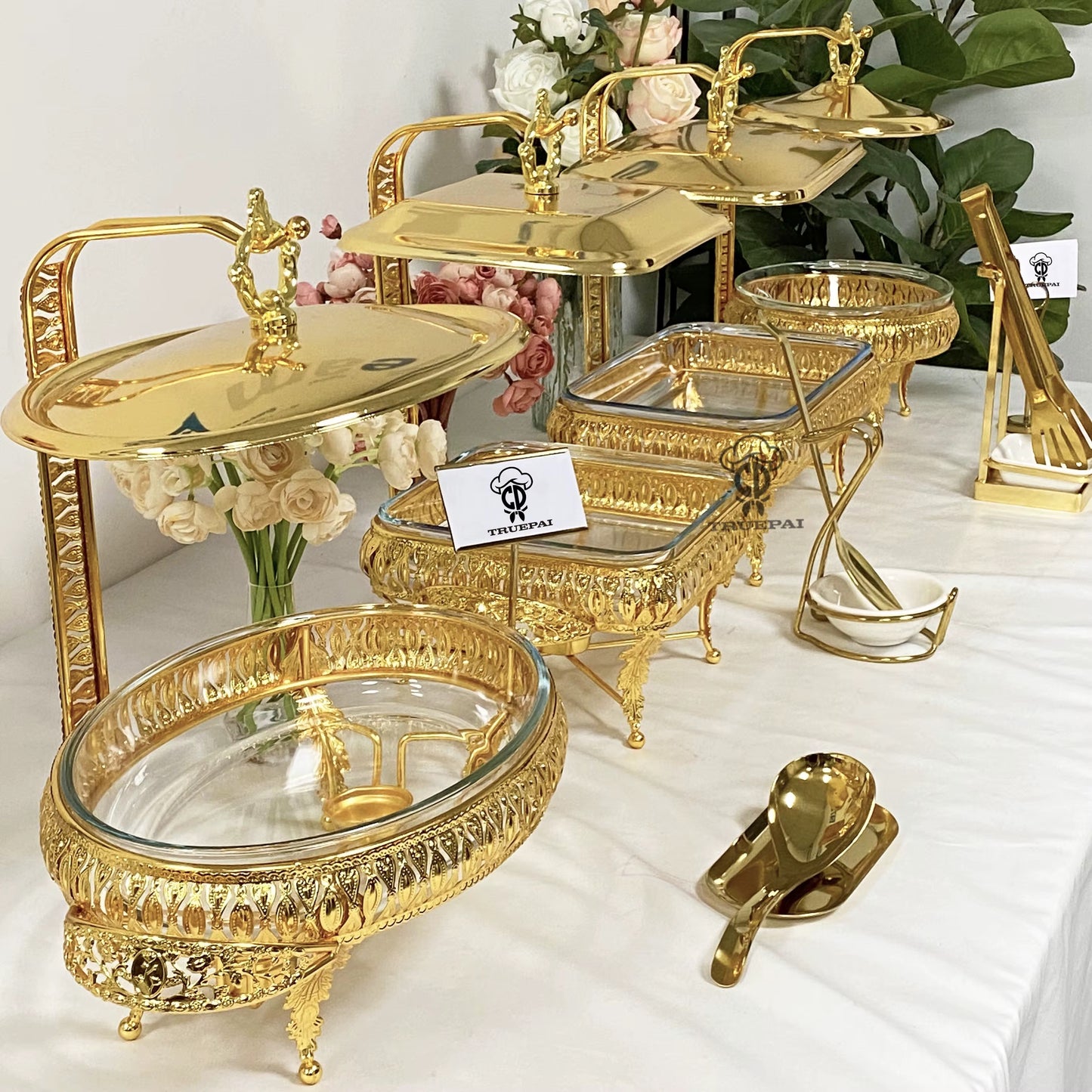 Luxury Oval food warmer dish